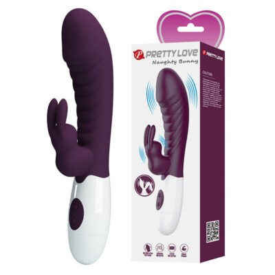 Alternative view of PRETTY LOVE - VIBRADOR COELHO NAUGHTY BUNNY COM 30 FUNÇÕES - ROXO