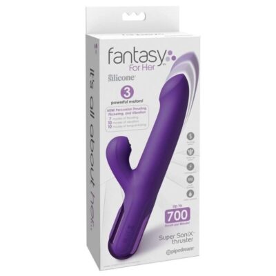 Fantasy for her - super sonix thruster rabbit vibrator roxo - image 7