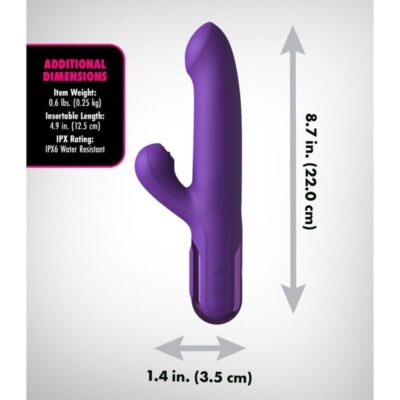 Fantasy for her - super sonix thruster rabbit vibrator roxo - image 6