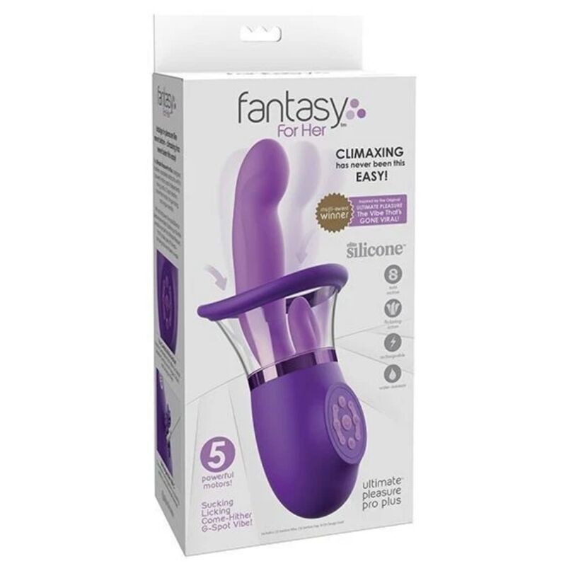 FANTASY FOR HER - VIBRADOR RABBIT PRO PLUS ULTIMATE PLEASURE ROXO 20,3 CM 5 Fantasy for her - vibrador rabbit pro plus ultimate pleasure roxo 20,3 cm - image 5
