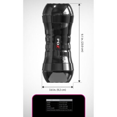 Pdx extreme - molhada - super flip-a-pussy - masturbador reversível 21,6 cm pdx extreme caliente. Pt