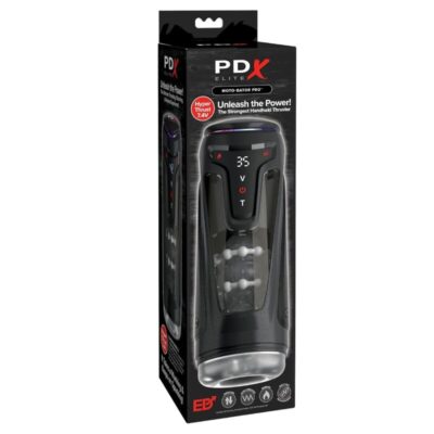 Pdx elite - moto-bator pro masturbador automático com vibração e aquecimento 26,5 cm pdx elite caliente. Pt