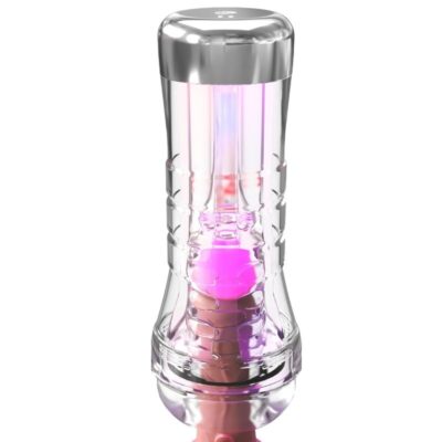Pdx elite - viewtube xxl led transparent stroker 27,3 cm pdx elite caliente. Pt