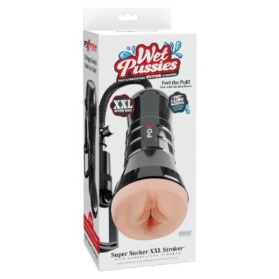 Pdx extreme - wet pussies super sucker xxl light vagina stroker com sucção 27,3 cm pdx extreme caliente. Pt