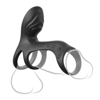 Alternative view of FANTASY C-RINGZ - ULTIMATE COUPLES CAGE PRO ANEL PENIANO VIBRATÓRIO 19,5 CM