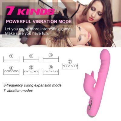 Nalone - t-may vibrador magic stick coelho - rosa - image 11
