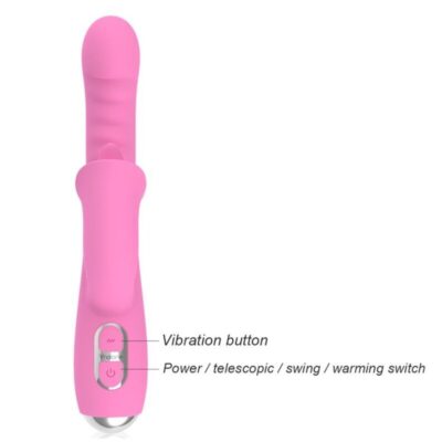 Nalone - t-may vibrador magic stick coelho - rosa - image 7