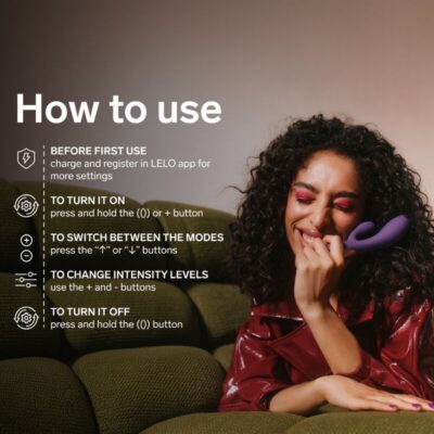 Lelo - ina thrust rabbit vibrador de empurra roxo - image 7