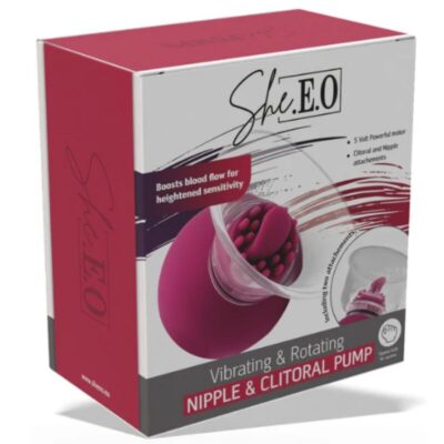 She. E. O - bomba vibratória e rotativa para mamilos e clitóris - image 5