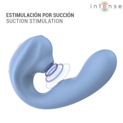 Intense - gina - estimulador clitorial multifuncional azul - image 4