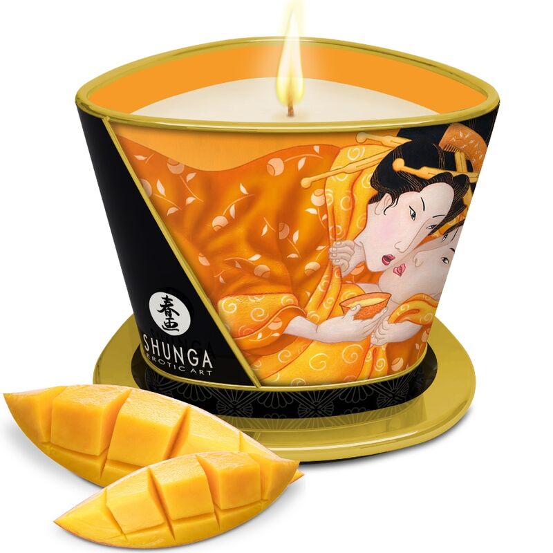 SHUNGA - VELA DE MASSAGEM MANGA 170 ML 1 Shunga - vela de massagem manga 170 ml