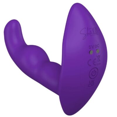 She. E. O - vibrador estimulador anal rotativo roxo com controle remoto she. E. O caliente. Pt