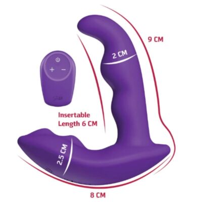 She. E. O - vibrador estimulador anal rotativo roxo com controle remoto she. E. O caliente. Pt
