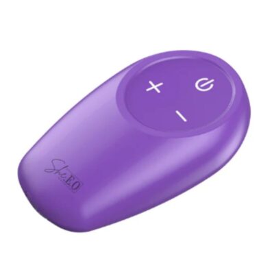 She. E. O - vibrador estimulador anal rotativo roxo com controle remoto she. E. O caliente. Pt