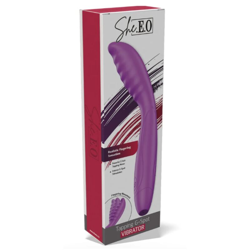 SHE.E.O - VIBRADOR ROXO PARA ESTIMULAÇÃO DO PONTO G 5 She. E. O - vibrador roxo para estimulação do ponto g - image 5