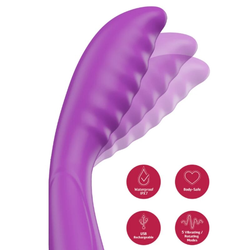 SHE.E.O - VIBRADOR ROXO PARA ESTIMULAÇÃO DO PONTO G 1 She. E. O - vibrador roxo para estimulação do ponto g