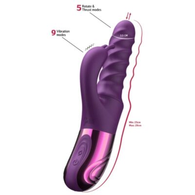 She. E. O - vibrador redemoinho coelho roxo - image 3