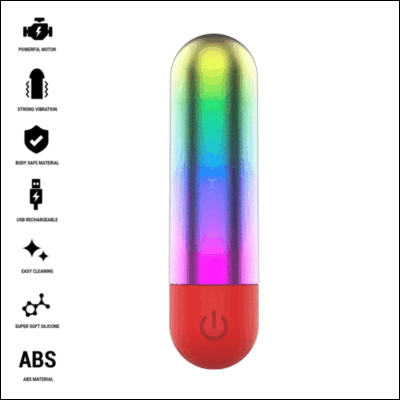 INTENSE - DEBBIE RAINBOW CLITORIS VIBRATÓRIO BULLET