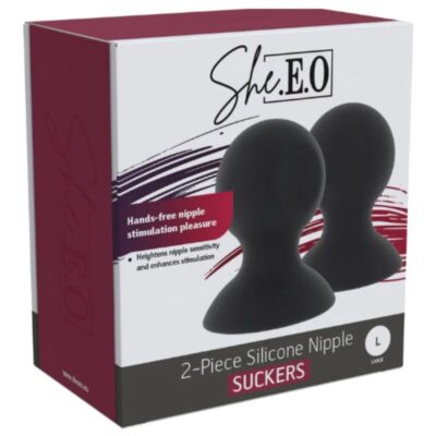 SHE.E.O - VENTOSAS DE SILICONE PARA MAMILOS L 13 She. E. O - suportes de mamilo de silicone l she. E. O caliente. Pt