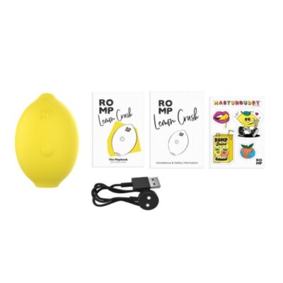 Romp - lemon crush pleasure air estimulador clitórico amarelo - image 12