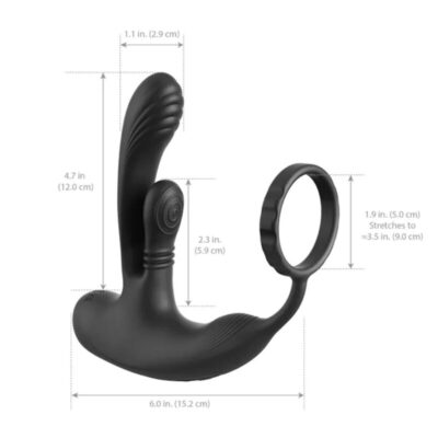 Alternative view of ANAL FANTASY ELITE - ESTIMULADOR ANAL E PERINEAL RECARREGÁVEL PARA INTIMIDAÇÃO E ORGASMO ANAL
