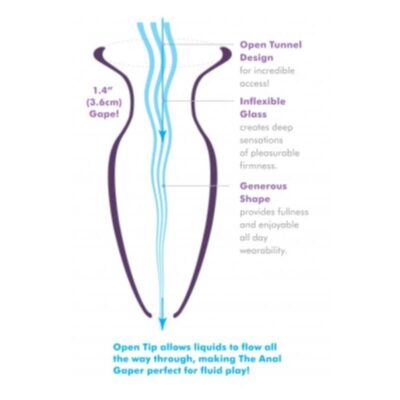 Alternative view of ANAL FANTASY ELITE - MEGA ANAL GAPER PLUG ANAL TRANSPARENTE