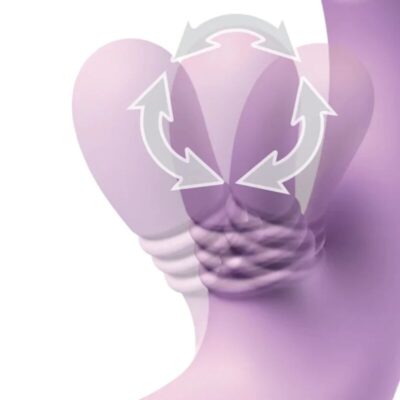 Fantasy for her - intimotion flutter pro vibrador coelho roxo para ponto g e clitóris - image 3