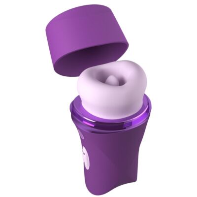 Alternative view of FANTASY FOR HER - LUSH KISS PLUSH PURPLE SUCTION & LICKING CLITORIAL TIMULATOR