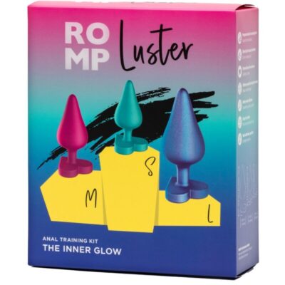 Romp - kit de treinamento anal luster p/m/g com base em formato de coração - image 9