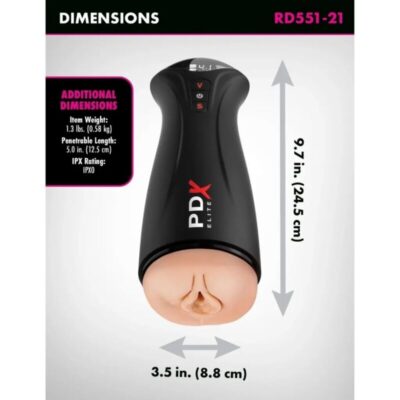 Pdx elite - fap-gasm - masturbador de sucção e vibração intermitente pdx elite caliente. Pt