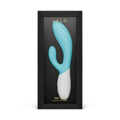 Lelo - ina twist vibrador duplo coelho para ponto g e clitóris azul - image 4