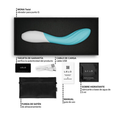 Lelo - mona twist vibrador de ponto g recarregável com controle por aplicativo lavanda - image 6