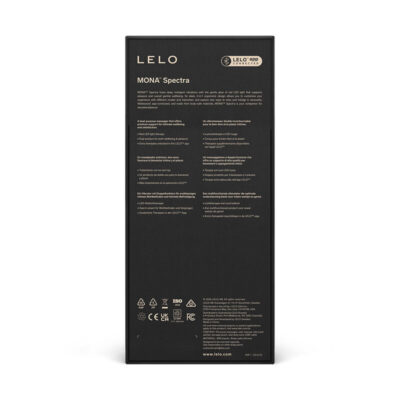 Lelo - mona spectra massageador íntimo de luz vermelha recarregável controlado por aplicativo - image 4
