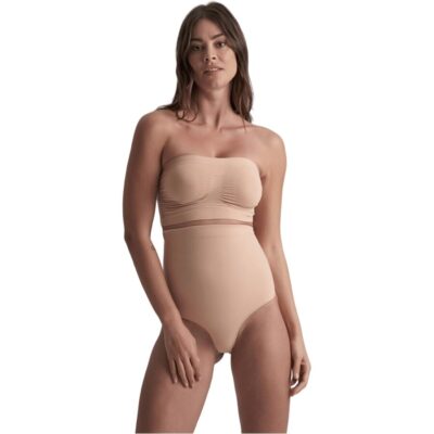 Alternative view of BYE-BRA - TANGA DE TALLE ALTO SIN COSTURAS BEIGE TALLA XL