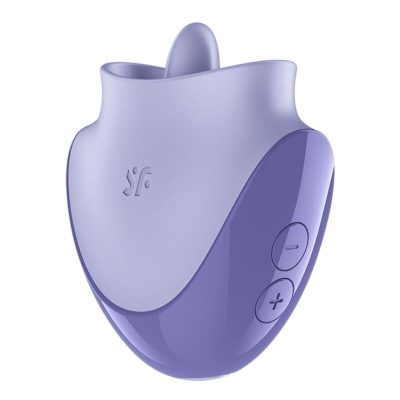 Satisfyer - tongue dancer estimulador clitoriano com vibração e pulsações lilás