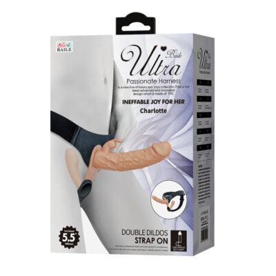 Baile - charlotte hollow dupla penetração strap-on carne - image 11