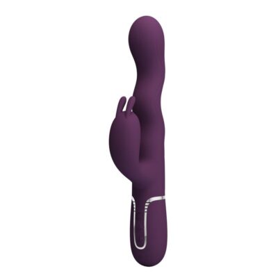 Alternative view of PRETTY LOVE - VIBRADOR LOURSEN RABBIT COM MOVIMENTO DE IMPULSO E 7 VIBRAÇÕES, RECARREGÁVEL VIA USB, ROXO