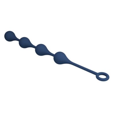 Mr play - bolinhas anal de silicone azuis tamanho g 42,6 cm - image 6