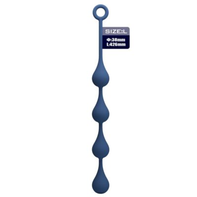 Alternative view of MR PLAY - BOLINHAS ANAL DE SILICONE AZUIS TAMANHO G 42,6 CM