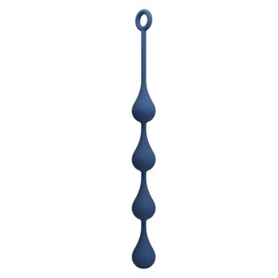 Mr play - bolinhas anal de silicone azuis tamanho g 42,6 cm - image 4