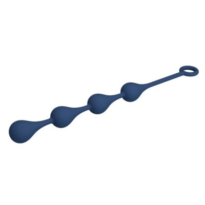 Mr play - bolinhas anal de silicone azuis tamanho m 33 cm - image 6
