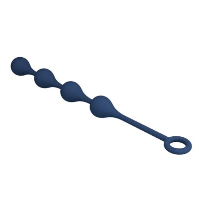 Mr play - bolinhas anal de silicone azuis tamanho m 33 cm - image 7