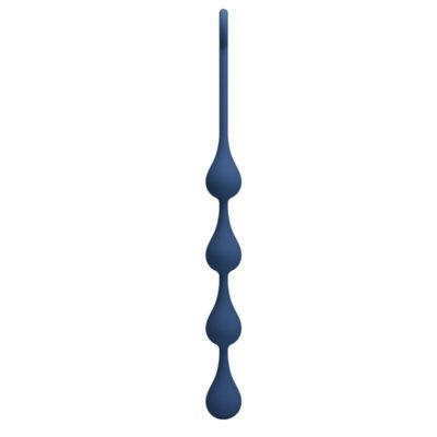 Mr play - bolinhas anal de silicone azuis tamanho m 33 cm - image 4