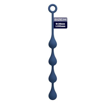Alternative view of MR PLAY - BOLINHAS ANAL DE SILICONE AZUIS TAMANHO M 33 CM