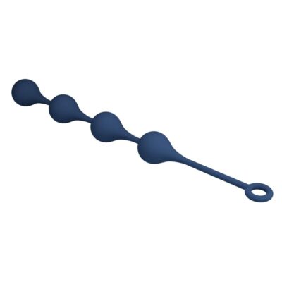 Mr play - bolinhas anal de silicone azuis tamanho xl 52,5 cm - image 7