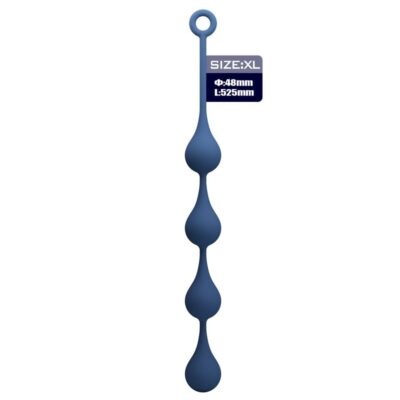 Alternative view of MR PLAY - BOLINHAS ANAL DE SILICONE AZUIS TAMANHO XL 52,5 CM