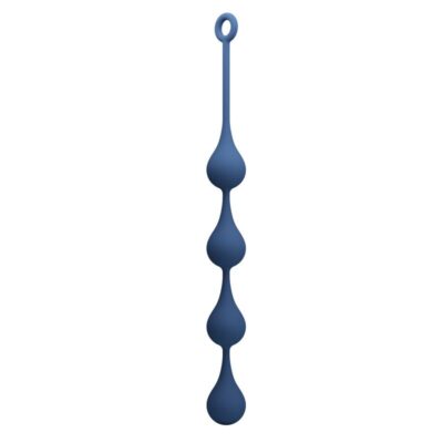 Mr play - bolinhas anal de silicone azuis tamanho xl 52,5 cm - image 4