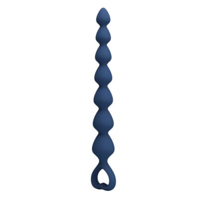 Mr play - bolinhas anal de silicone azuis e plug anal 26,7 cm - image 4