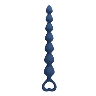 Alternative view of MR PLAY - BOLINHAS ANAL DE SILICONE AZUIS E PLUG ANAL 26,7 CM