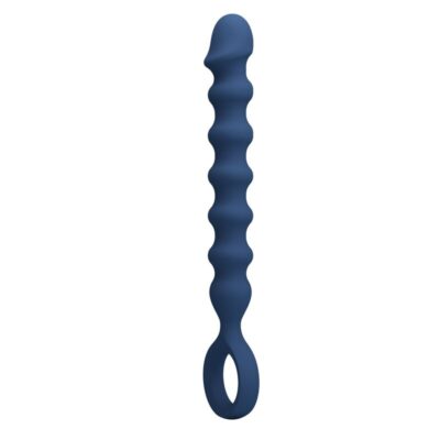 Mr play - bolinhas anal de silicone azuis e plug anal - ø - 3,4 cm - 28,5 cm - image 4